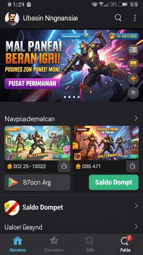 Tampilan antarmuka yang modern dan ramah pengguna.
