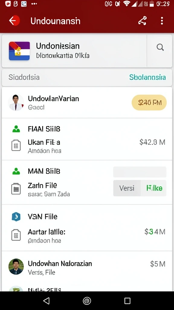 Tampilan antarmuka yang ramah pengguna dan menarik.