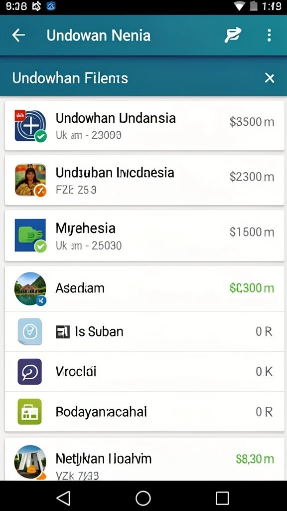 Tampilan antarmuka yang ramah pengguna.