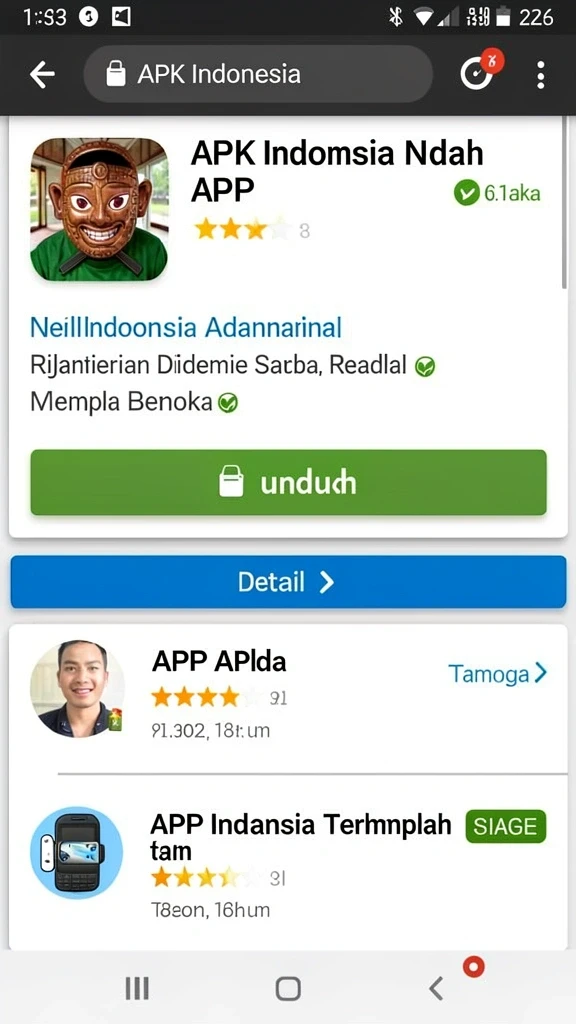 Leaderboard yang memperlihatkan peringkat pemain secara real-time.