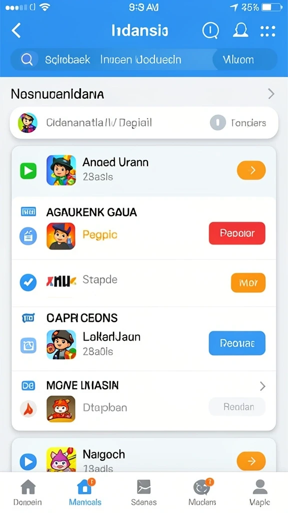 Tampilan antarmuka yang menarik dan mudah digunakan.