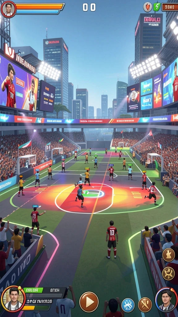 Fitur turnamen untuk menambah keseruan bermain.