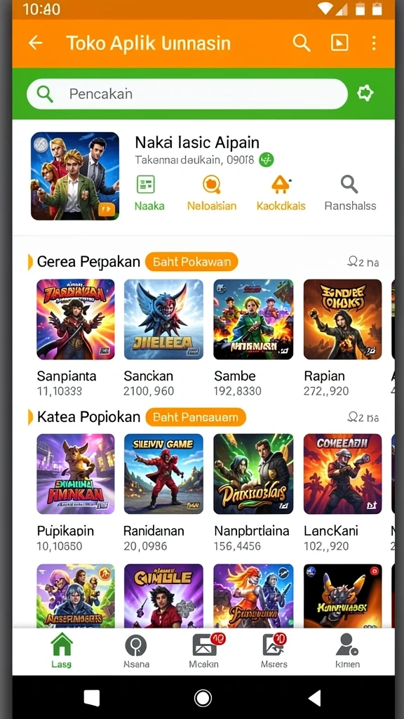Beragam pilihan permainan yang seru.