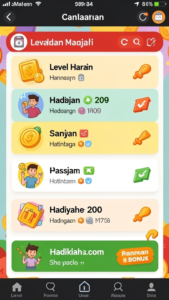 Grafis yang memukau dan penuh warna.