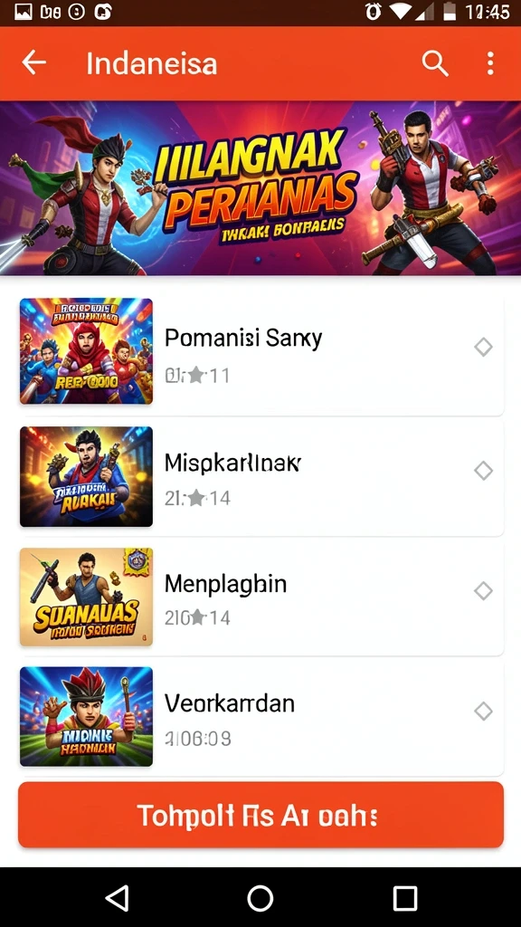 Tampilan antarmuka pengguna yang menarik dan intuitif.