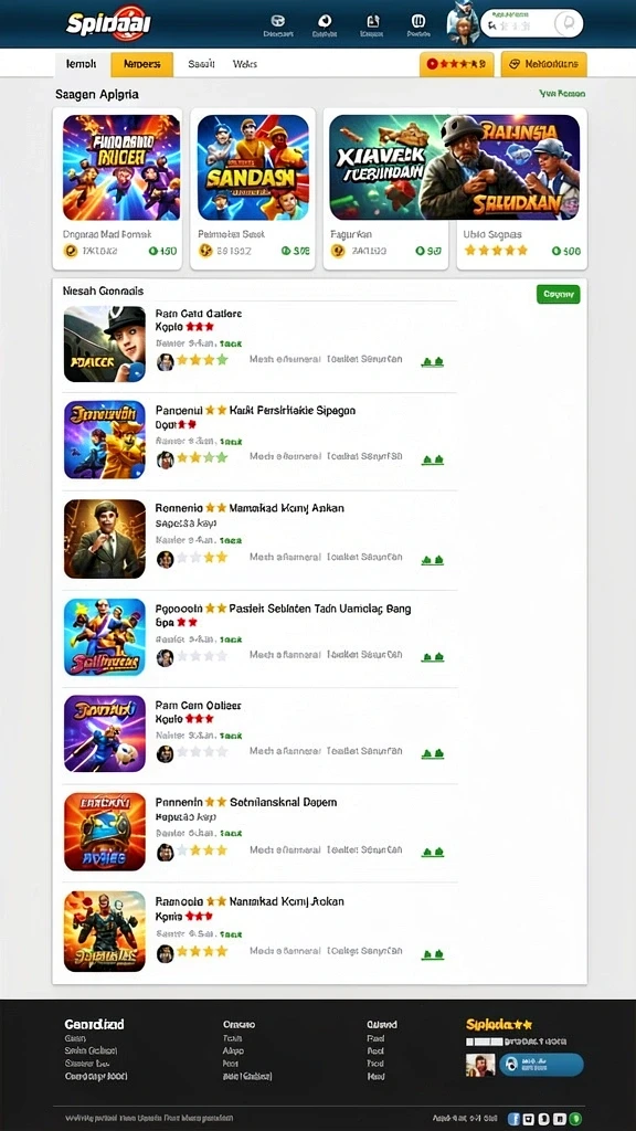 Tampilan awal game dengan grafis yang menawan.