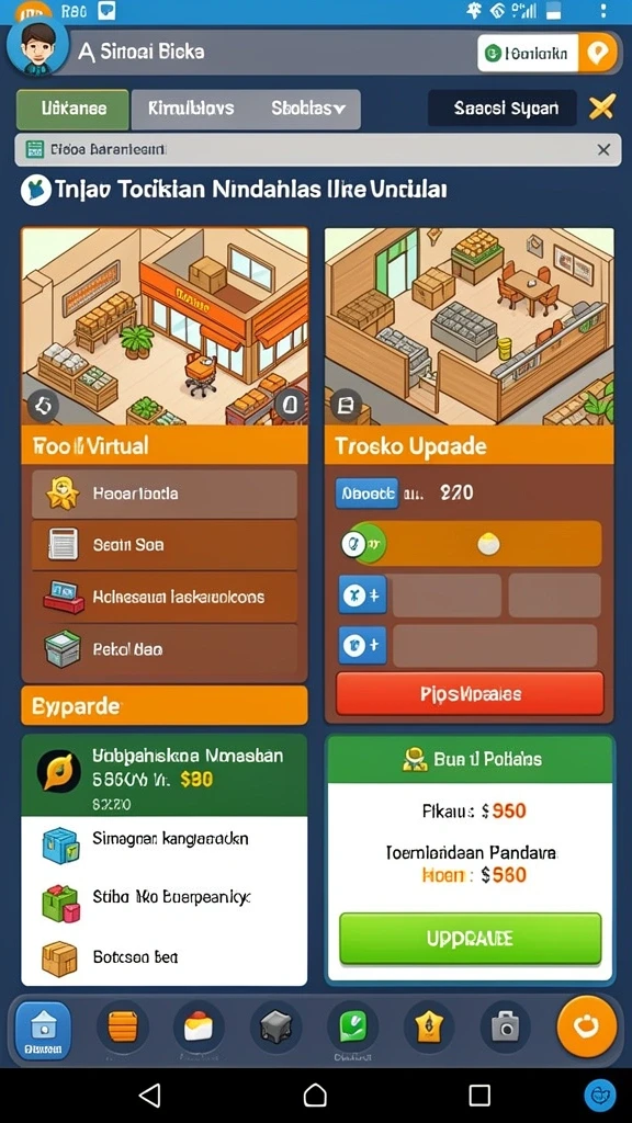 Tampilan antarmuka yang menarik dan user-friendly.