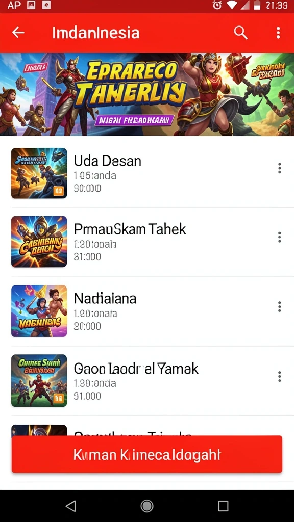 Berbagai mode permainan yang menarik dan seru.