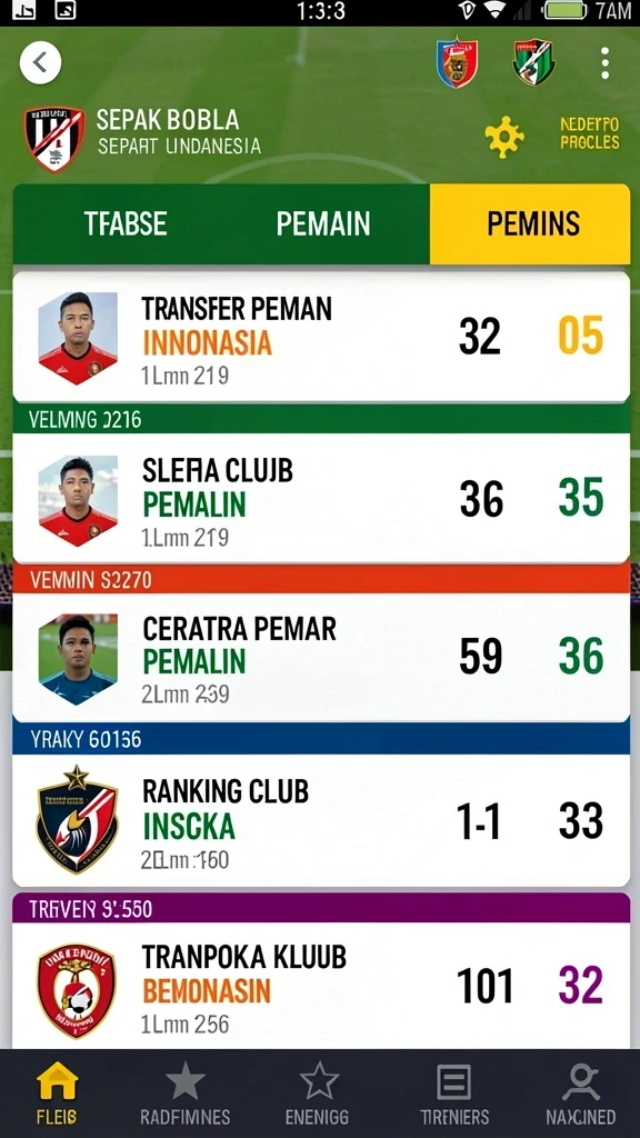 Tampilan antarmuka yang modern dan menarik.