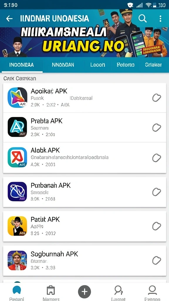 Tampilan antarmuka yang modern dan menarik.