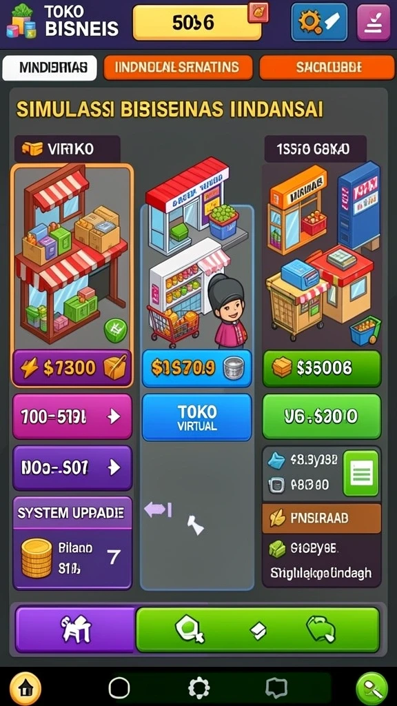 Karakter unik dengan kemampuan yang bervariasi.