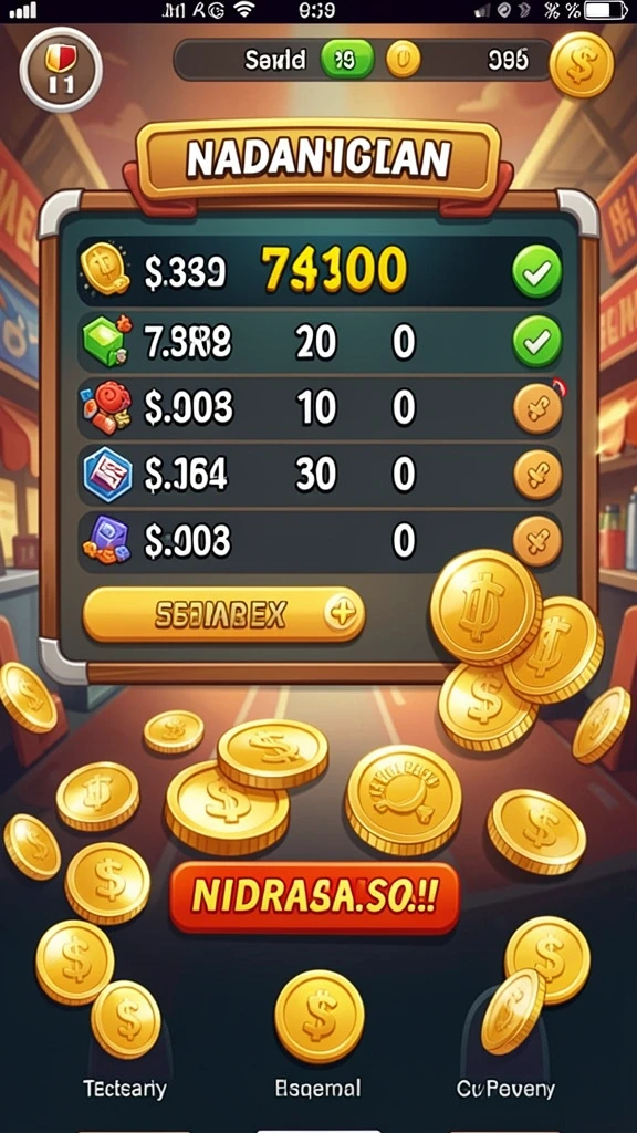 Misi harian yang penuh tantangan dan hadiah menarik.