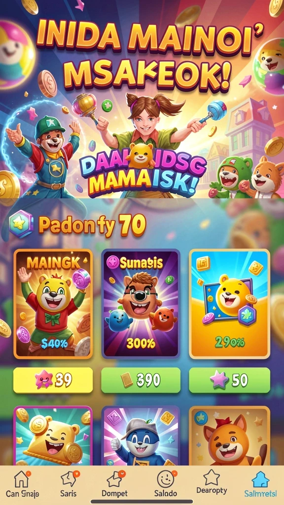 Beragam pilihan permainan slot yang menggugah selera.
