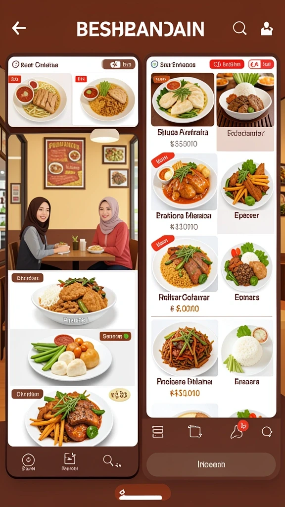 Tampilan antarmuka yang menarik dan mudah digunakan.