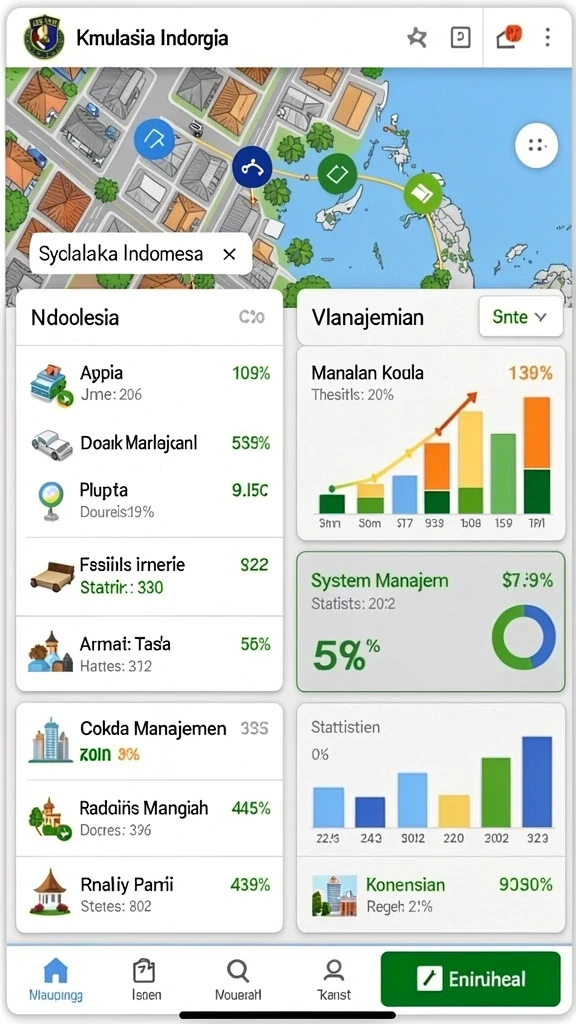 Tampilan antarmuka aplikasi yang menarik dan mudah digunakan.
