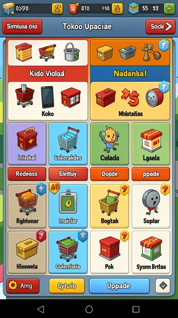 Antarmuka gameplay yang intuitif dan user-friendly.