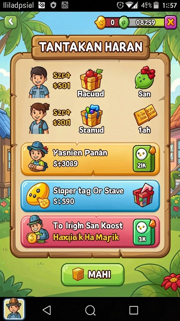 Tampilan antarmuka ZARA4D yang menarik dan modern.